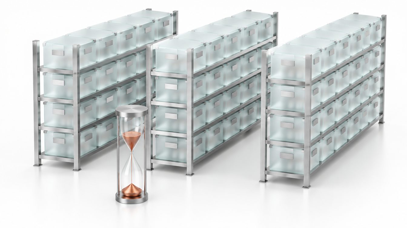 Kleiner Serverschrank in einem Architekturbüro, daneben ein Wolken-Symbol als Sinnbild für Cloud.